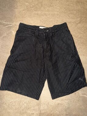 Aeropostale Black Pinstripe Shorts - Men's